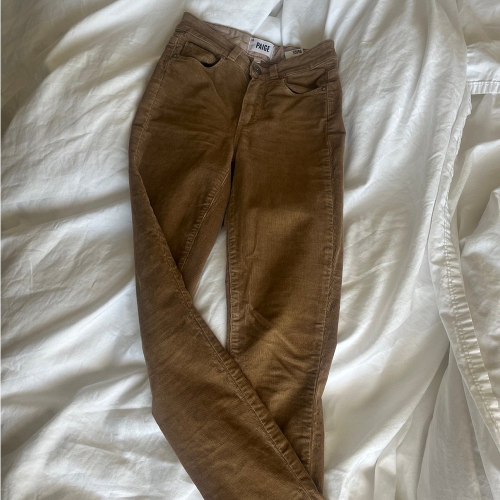 PAIGE Women's Brown Skinny Jeans